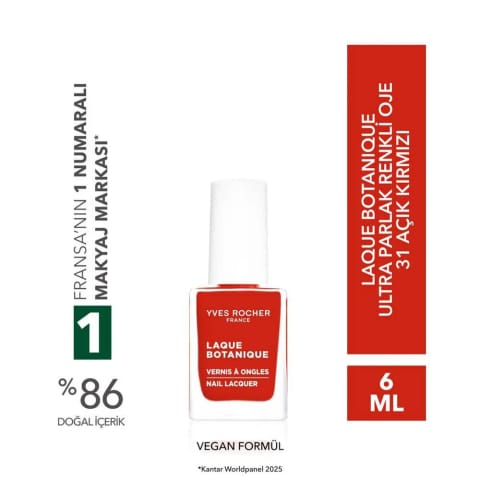 Yves Rocher Laque Botanique لاک گیاهی براق و وگان