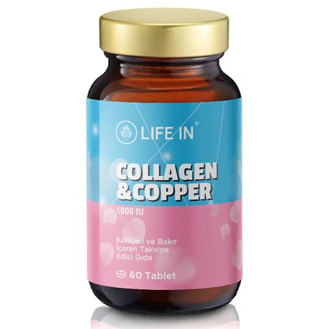 Life In Collagen & Copper مکمل غذایی 60 قرص