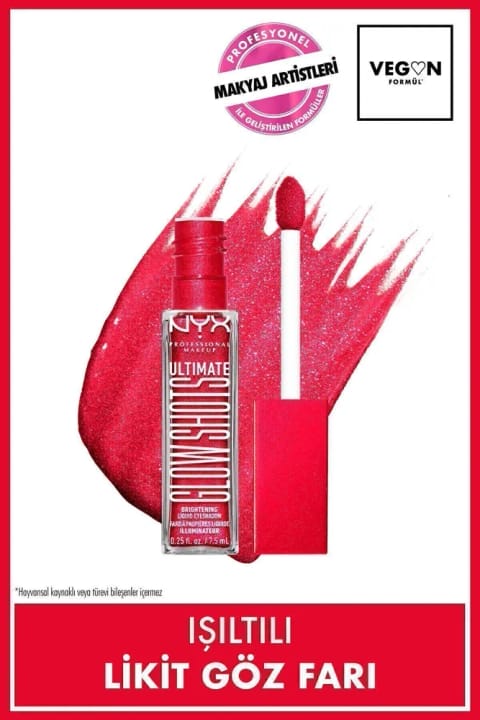 NYX Professional Makeup Ultimate Glow Shots سایه چشم مایع درخشان - 19 Stra...