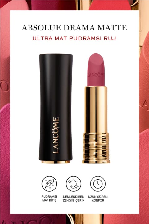 Lancome L'Absolu Rouge Drama Matte Ultra Mat رژ لب 399 3614274196146