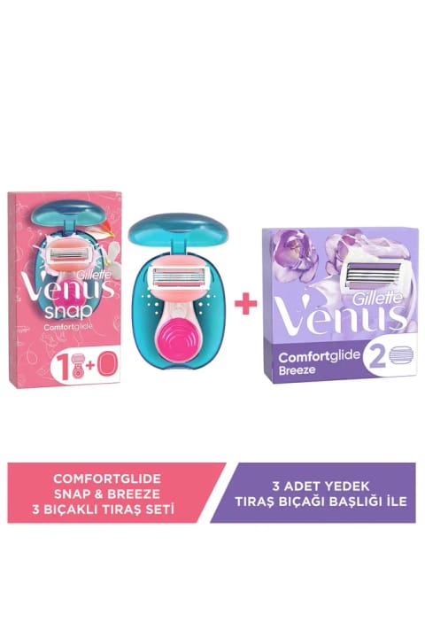 Gillette Venus Venus Comfortglide Snap تیغ اصلاح زنانه