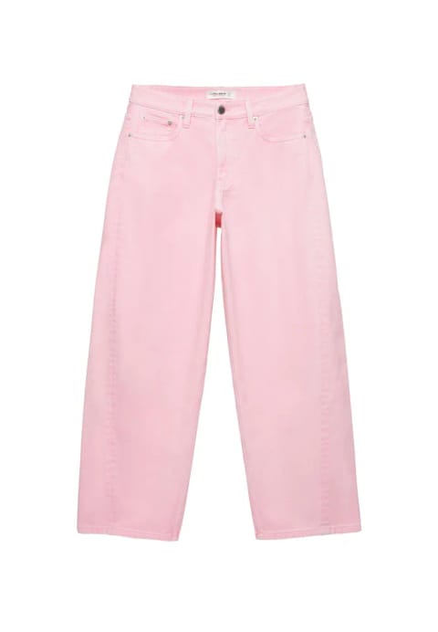 Pembe Barrel Jean