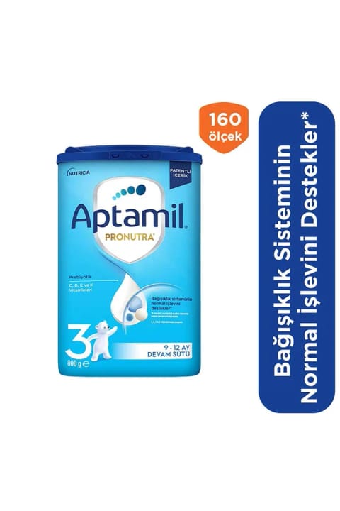Aptamil 3 Prebiyotikli Devam Sütü 800 Gr