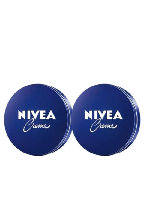 NIVEA Creme 75ml، مرطوبکننده شدید، پوست نرم، دست صورت بدن، ۲ عددی