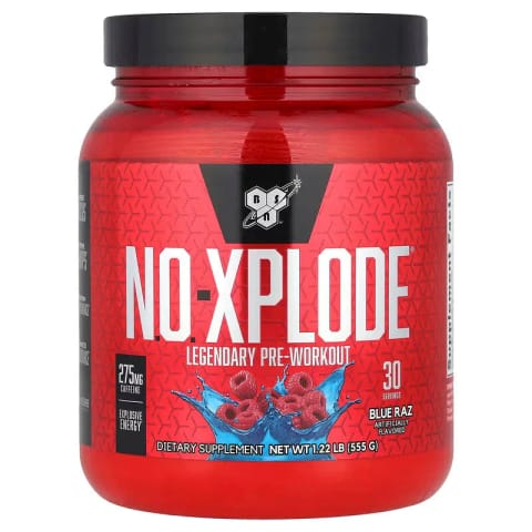 پیش‌تمرینی BSN N.O.-XPLODE Legendary Blue Raz 555 g