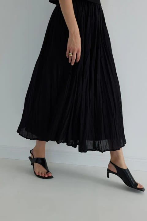 دامن چیندار Donette مشکی