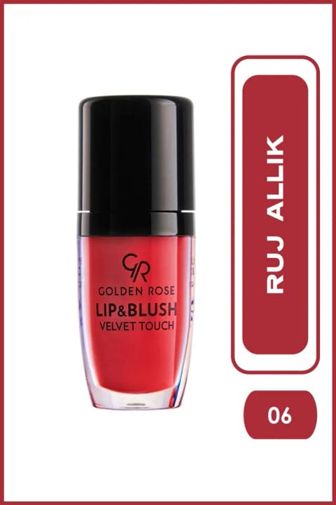 Golden Rose Lip&Blush Velvet Touch - 06 - رژ و رژگونه مایع