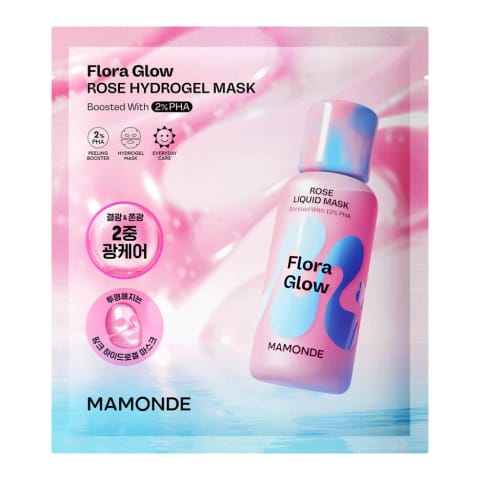 ماسک هیدروژل رز Mamonde Flora Glow