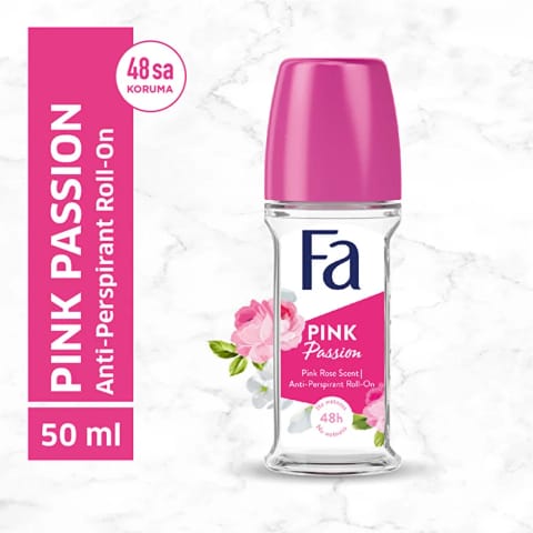 Fa Pink Passion دئودورانت رول-آن زنانه ۵۰ میلی‌لیتر