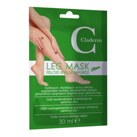 Claderm ماسک پا با زیتون و خاک رس 30 میلی‌لیتر