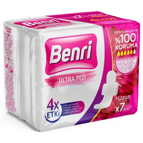Benri نواربهداشتی بلند ۷ عددی