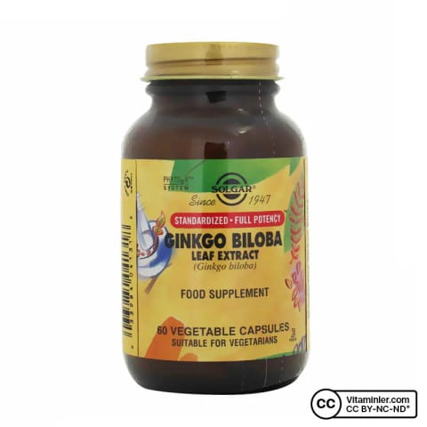 Solgar Ginkgo Biloba Leaf Extract 60 کپسول