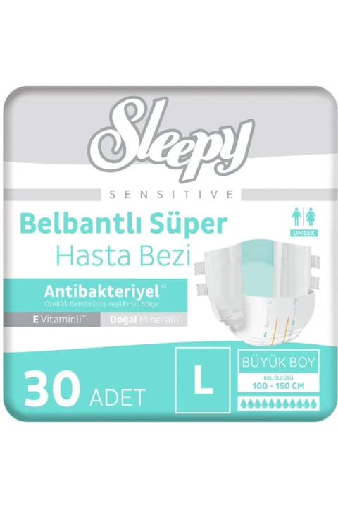 Sleepy Sensitive پوشک بزرگسال فوق العاده سایز Large ۳۰ عددی