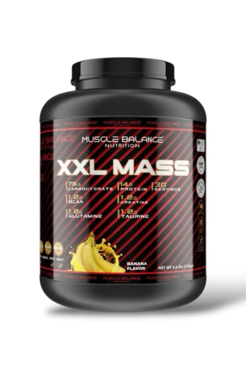 MUSCLE BALANCE XXL Mass Gainer 3000 گرم 30 سرویس موز