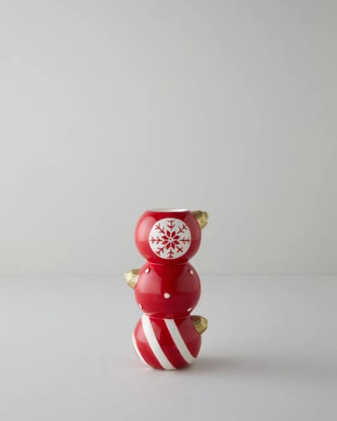 شمع‌دان Candy ۲۰ سانتی‌متری قرمز
