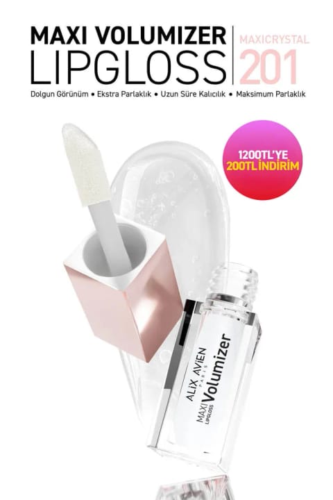 Alix Avien Maxivolumizer Lipgloss 201 - Maxicrystal - ماندگار و مرطوب‌کننده ...