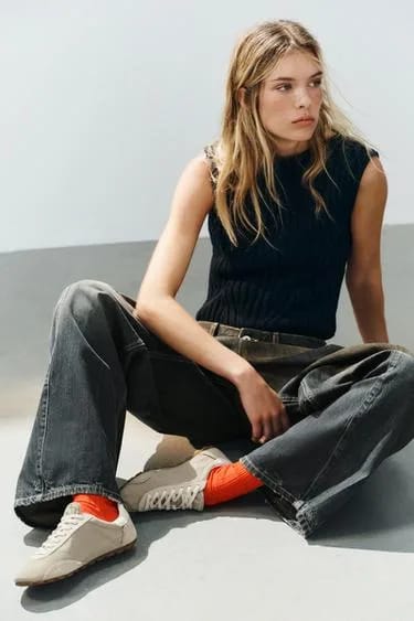 Zara کفش اسپرت با پاشنه سخت