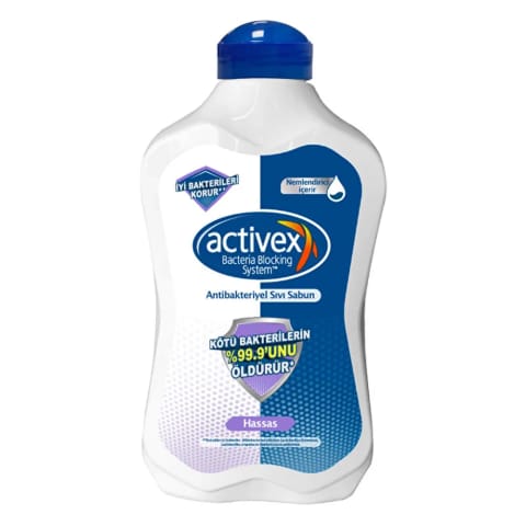 Activex مایع دستشویی آنتیباکتریال حساس 1.5 لیتر