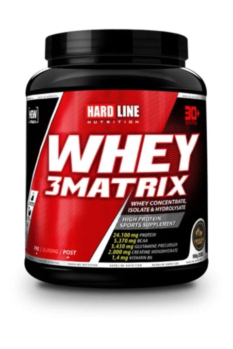 Hardline Whey3 Matrix Base پروتئین وی شکلاتی 908 گرم