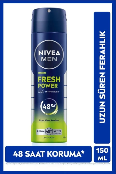 NIVEA MEN اسپری دئودورانت Fresh Power 150ml