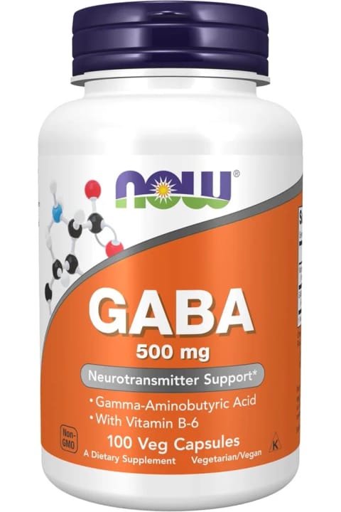 Now Gaba 500mg، 100 کپسول گیاهی، ساخت آمریکا DaphneLabs