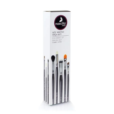 ست براش آرایش چشم Nascita Pro ۱۰ عددی NASBRUSHSET47