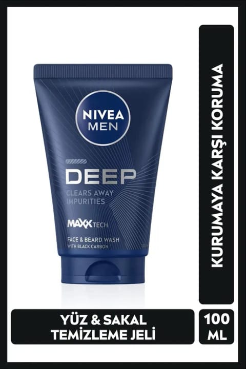 NIVEA Men شوینده صورت Deep Dimension 100ml
