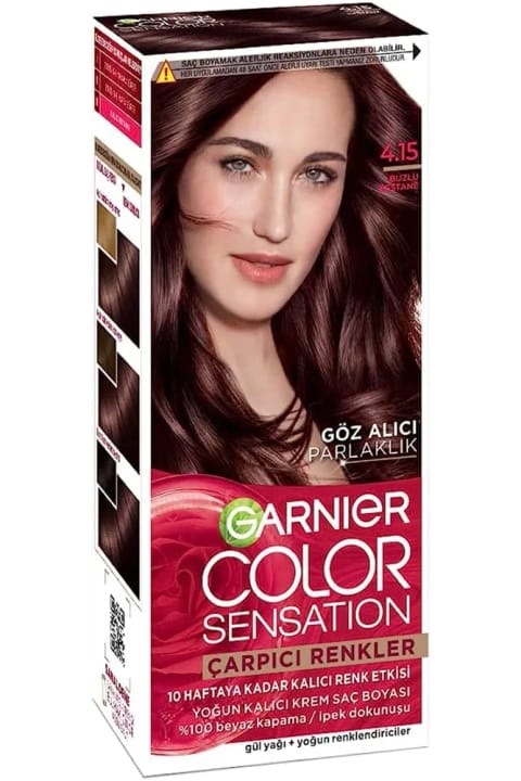 Garnier Çarpıcı Renkler رنگ مو 4.15 بلوطی یخی