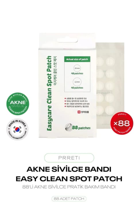 Prreti 88 عددی Sticker ضد جوش Easycare Clean Spot Patch x88