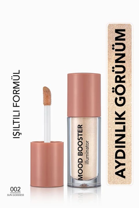 Flormar مایع هایلایتر - Mood Booster Liquid Illuminator - 002 Sun Goddess