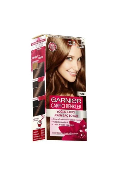 Garnier Color Naturels رنگ مو 6.0 قهوه‌ای تیره پررنگ