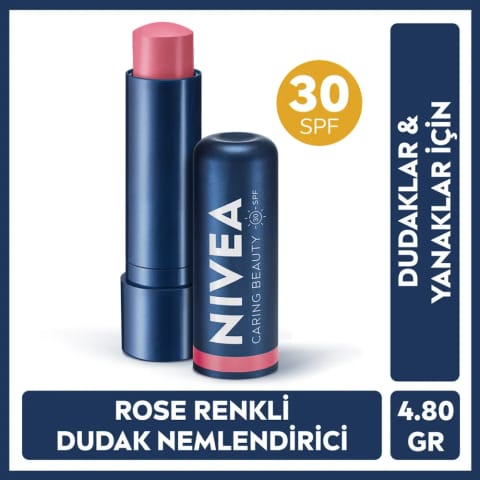 Nivea رژ لب مرطوب کننده رنگی رز ۴.۸ گرم
