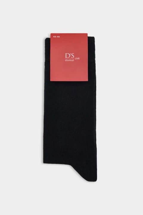 D'S Damat جوراب نخی مشکی