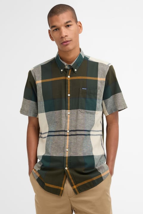 پیراهن آستین کوتاه دوگلاس Barbour مدل Ancient Tartan TN51