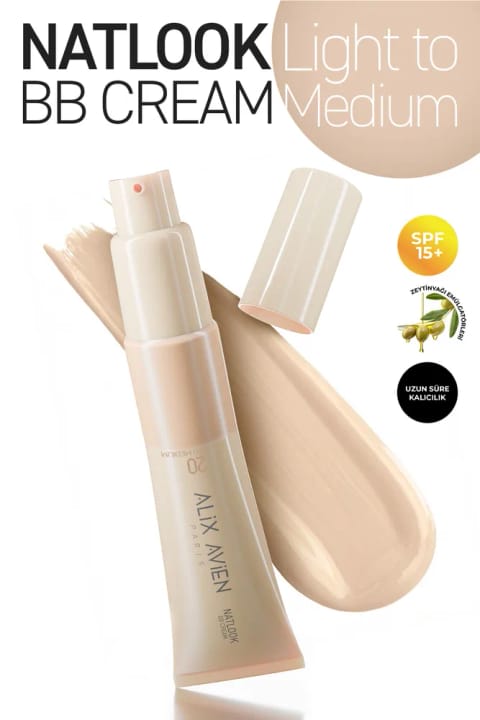 Alix Avien BB کرم SPF15 آبرسان با درخشش طبیعی - Natlook — 20 Light Medium