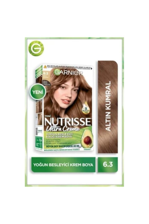 رنگ موی کرمی دائمی Garnier Nutrisse مغذی ۸ تیره