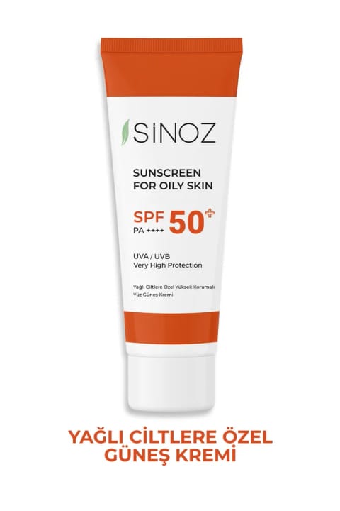 کرم ضدآفتاب صورت SİNOZ SPF 50 کنترل کننده چربی، روشنکننده با محافظت بالا ۵۰ میلیلیتر
