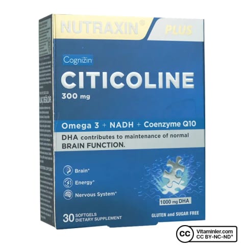 Nutraxin Sitikolin 300 Mg 30 کپسول