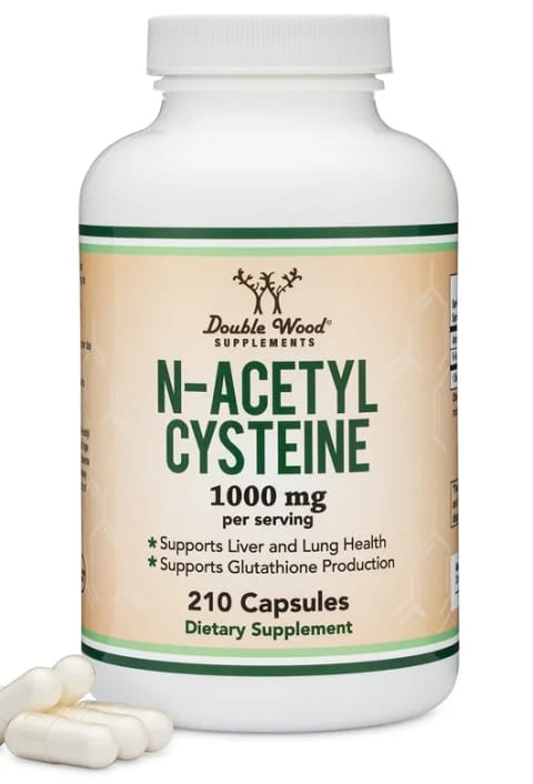 DOUBLE WOOD N-Acetyl Cysteine NAC 210 عددی 500 mg کپسول