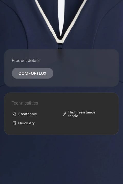 Comfortlux جامپسوت کوتاه بنددار با یقه V