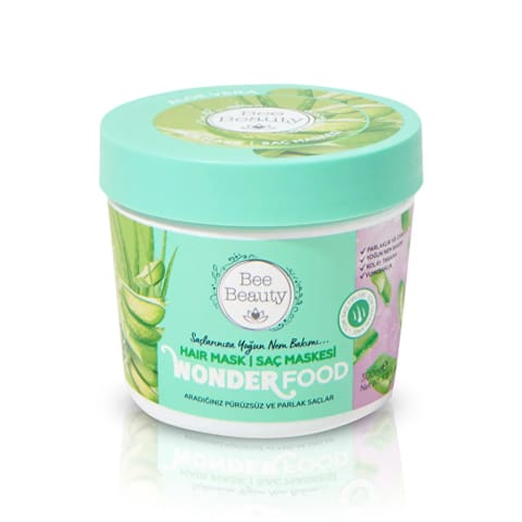 Bee Beauty Wonder Food ماسک موی آلوئه ورا 300 میلیلیتر