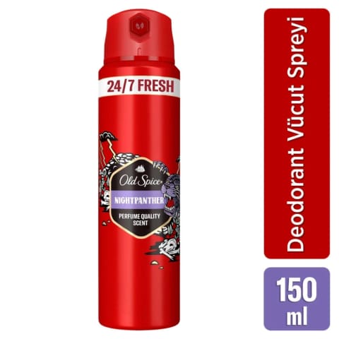 Old Spice Night Panther دئودورانت اسپری مردانه ۱۵۰ میلی‌لیتر
