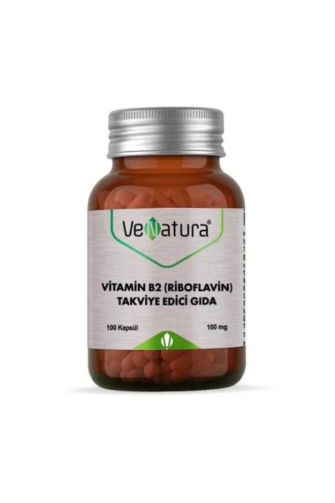 VeNatura Vitamin B2 Riboflavin 100mg کپسول 100 عددی