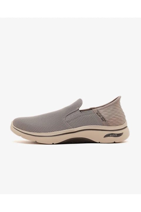 کفش پیادهروی مردانه SKECHERS GO WALK ARCH FIT 2.0 - HANDS FREE 2 نچرال