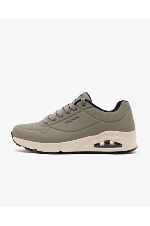 اسنیکرز مردانه SKECHERS UNO-STAND ON AIR خاکی 52458TK OLBK
