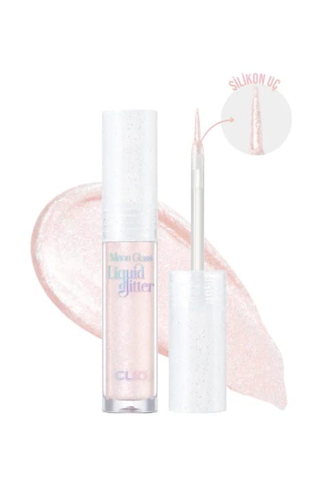 گلیتر مایع شفاف و براق کلایو Moon Glass Liquid Glitter Sweet Cl... — 04 Pink Spread