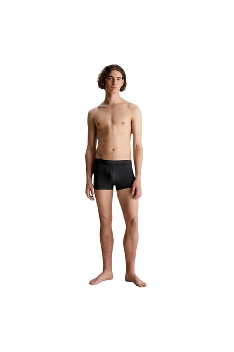 شورتکسی مشکی مردانه Calvin Klein با کش لوگودار مناسب استفاده روزمره