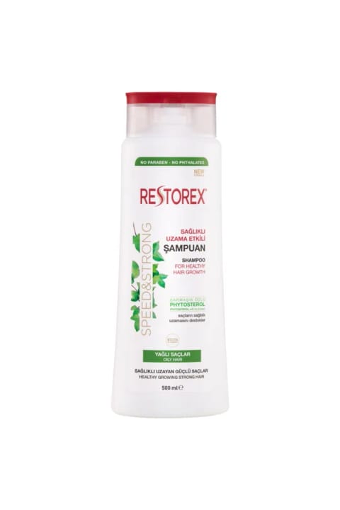 شامپو Restorex برای رشد سالم موهای چرب 500 میلیلیتر