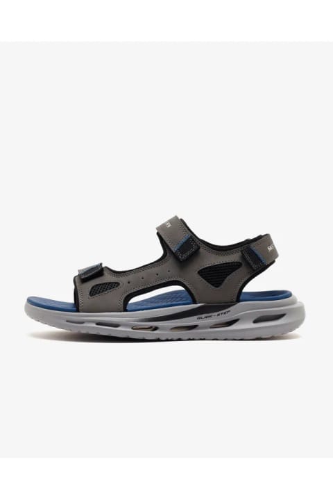 SKECHERS ORVAN SD سندل مردانه طوسی 211371 CHAR