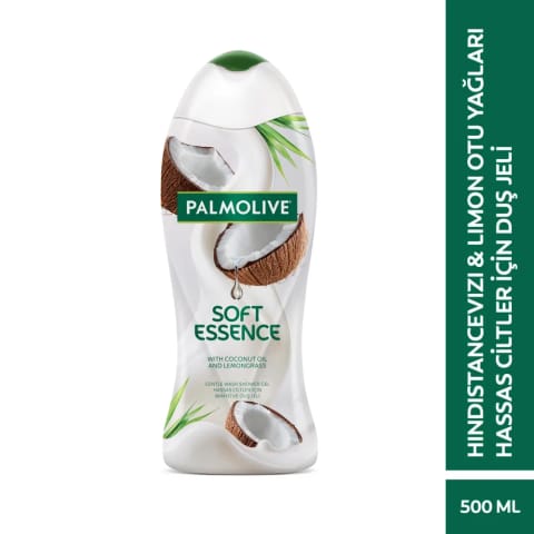 Palmolive Soft Essence دوش ژل نارگیل و علف لیمو 500 میلیلیتر